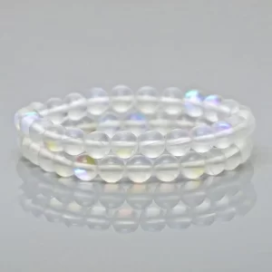 Quartz Gemstone Beads Stretch Bracelet